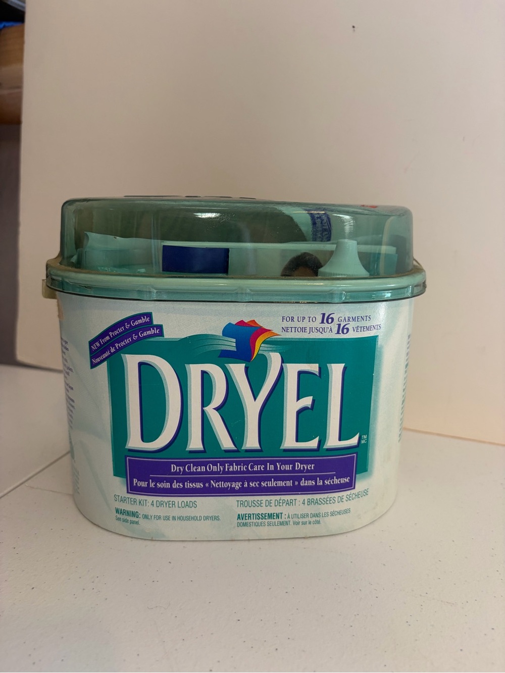 Dryel Dry Clean Only Fabric Care Starter Kit New Open Box Dry Cleaning